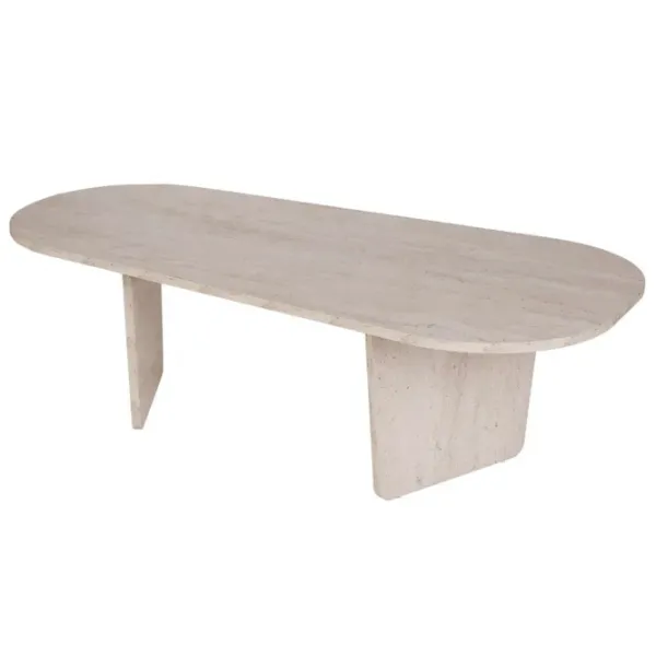 Măsuță de cafea Trendy Ovalis GTR008212 Travertine photo 1