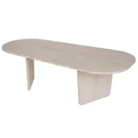 Măsuță de cafea Trendy Ovalis GTR008212 Travertine