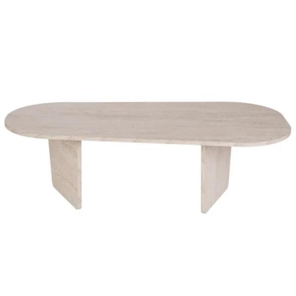 Măsuță de cafea Trendy Ovalis GTR008212 Travertine photo 2