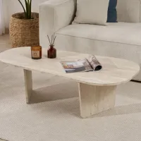 Журнальный столик Trendy Ovalis GTR008212 Travertine photo 4