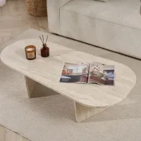 Журнальный столик Trendy Ovalis GTR008212 Travertine photo 5