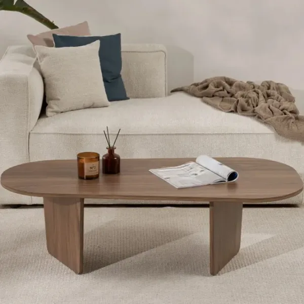 Măsuță de cafea Trendy Ovalis GTR008213 Venezia Walnut photo 4