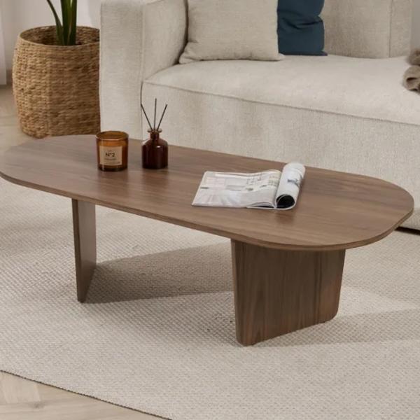 Măsuță de cafea Trendy Ovalis GTR008213 Venezia Walnut photo 5