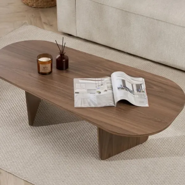 Măsuță de cafea Trendy Ovalis GTR008213 Venezia Walnut photo 6