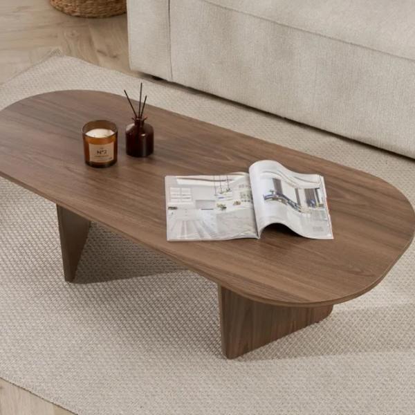 Măsuță de cafea Trendy Ovalis GTR008213 Venezia Walnut photo 6