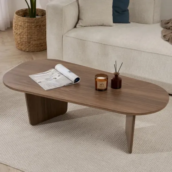 Măsuță de cafea Trendy Ovalis GTR008213 Venezia Walnut photo 7