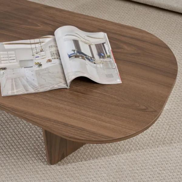 Măsuță de cafea Trendy Ovalis GTR008213 Venezia Walnut photo 8