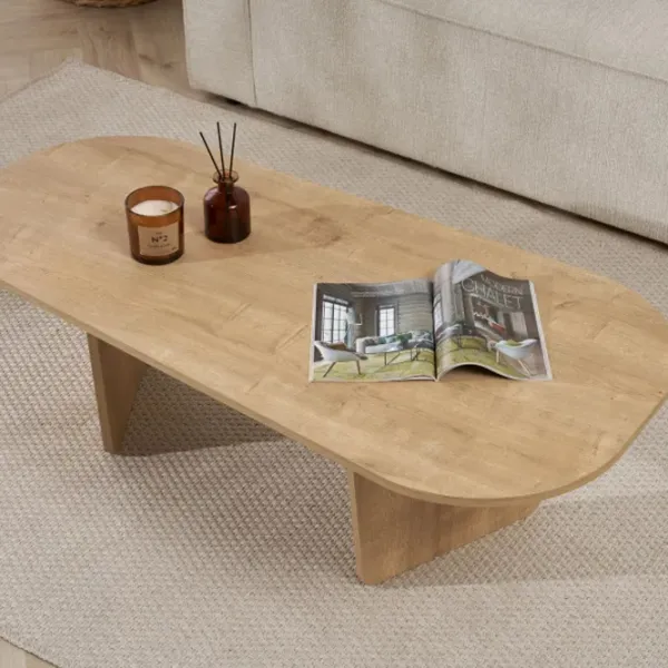 Măsuță de cafea Trendy Ovalis GTR008214 Oak photo 6