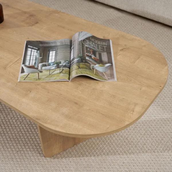 Măsuță de cafea Trendy Ovalis GTR008214 Oak photo 8