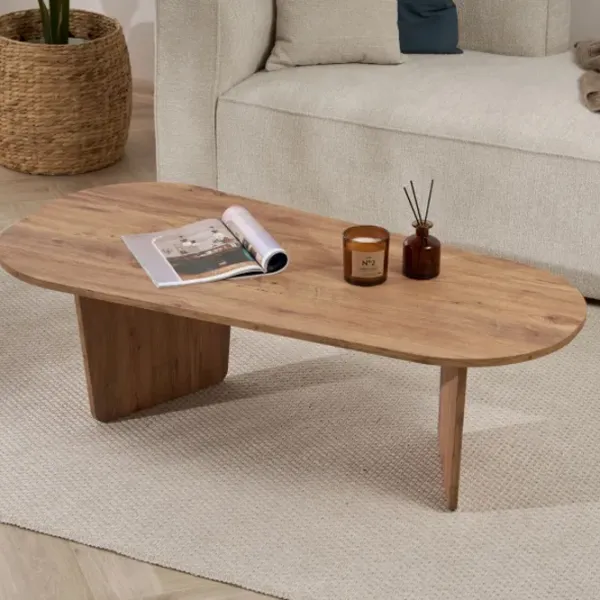 Măsuță de cafea Trendy Ovalis GTR008215 Atlantic Pine photo 7