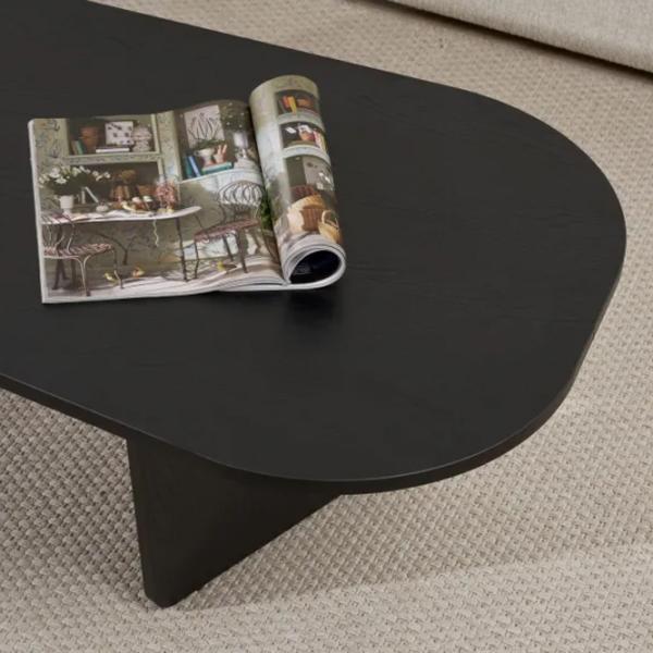 Măsuță de cafea Trendy Ovalis GTR008216 Wood Black photo 7
