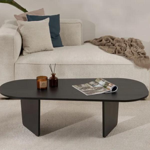 Măsuță de cafea Trendy Ovalis GTR008216 Wood Black photo 9