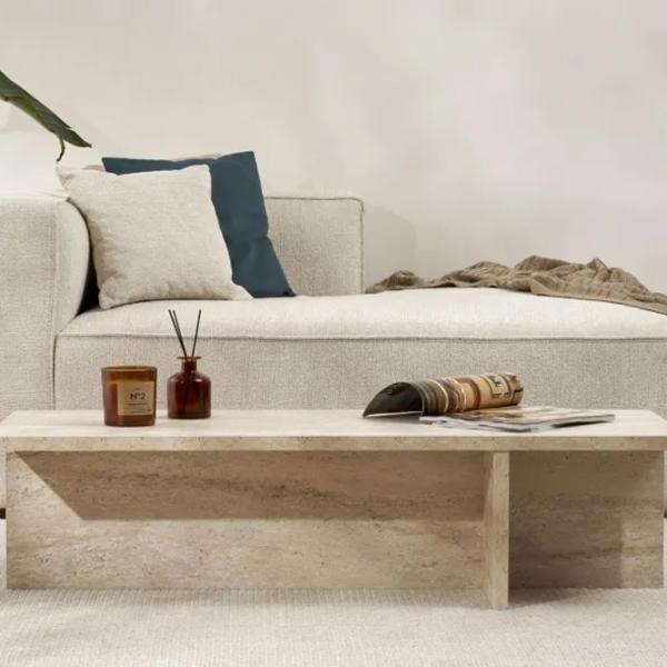 Măsuță de cafea Trendy Harbor GTR008195 Travertine photo 4