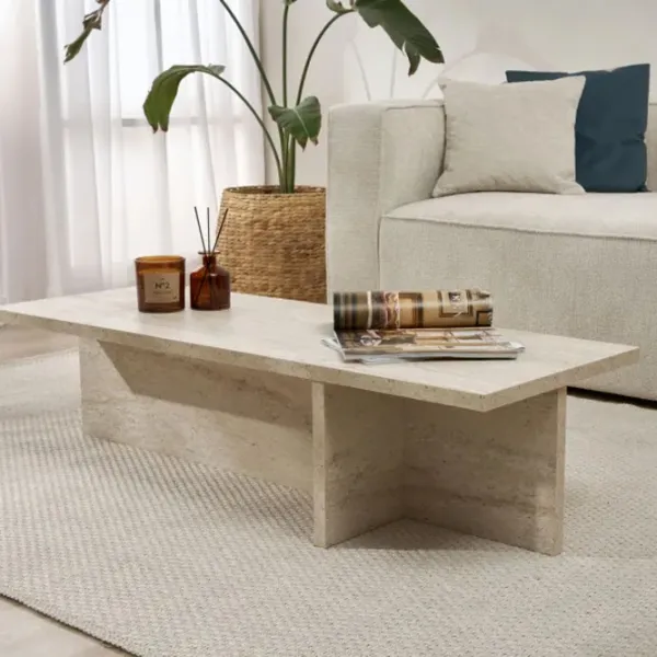 Măsuță de cafea Trendy Harbor GTR008195 Travertine photo 5