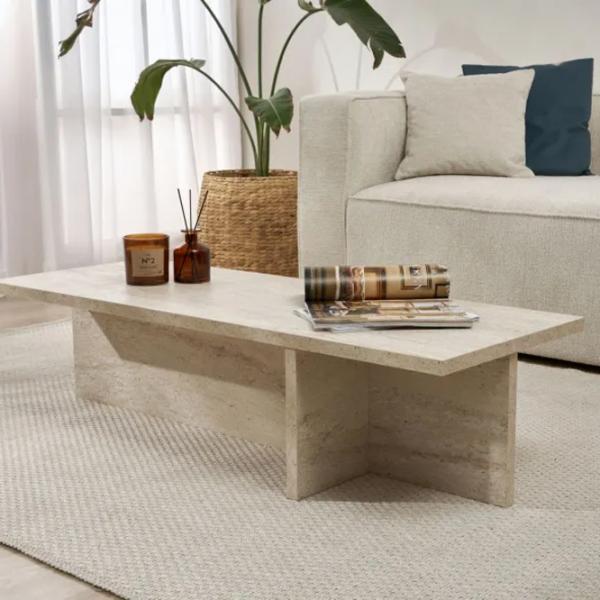 Măsuță de cafea Trendy Harbor GTR008195 Travertine photo 5