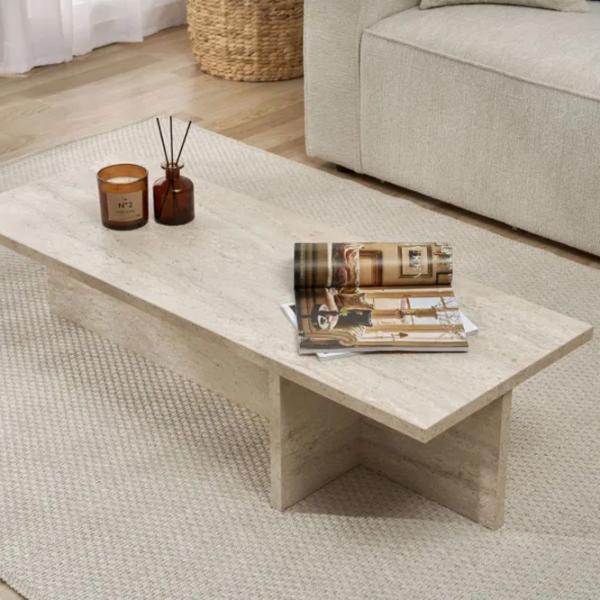 Măsuță de cafea Trendy Harbor GTR008195 Travertine photo 6