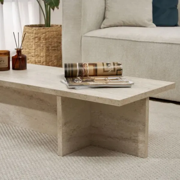 Măsuță de cafea Trendy Harbor GTR008195 Travertine photo 7