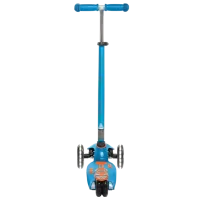 Trotinetă pentru copii cu trei roți Micro Maxi Deluxe LED (MMD085) 50 kg/ Blue photo 3
