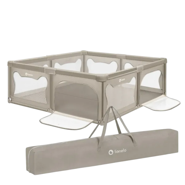 Țarc pentru copii Lionelo Willow XL (LN.122316) 0 luni - 4 ani / Beige photo 4