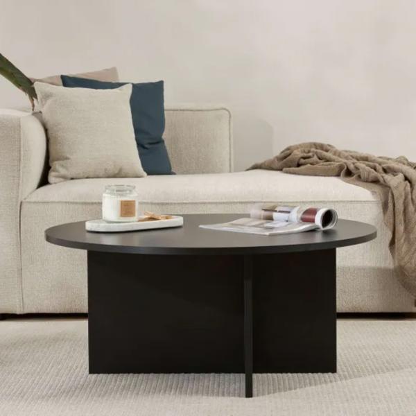 Măsuță de cafea Trendy Soleil GTR008226 Wood Black photo 3