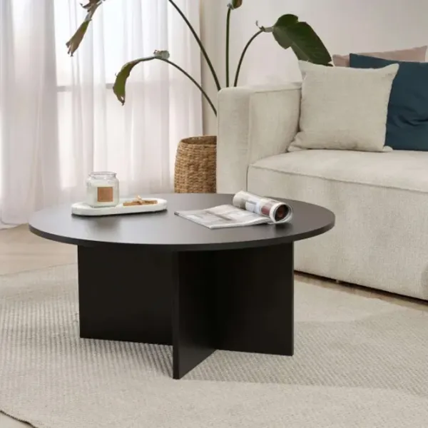 Măsuță de cafea Trendy Soleil GTR008226 Wood Black photo 4