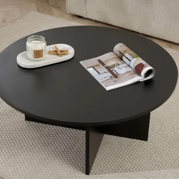 Măsuță de cafea Trendy Soleil GTR008226 Wood Black photo 5