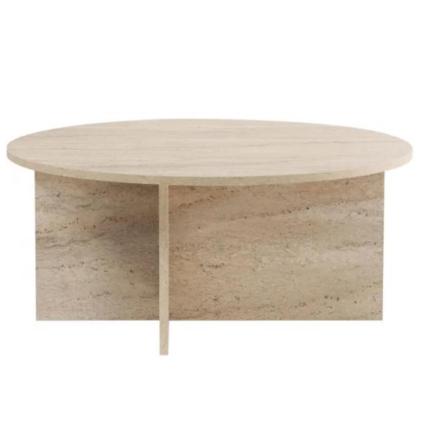 Măsuță de cafea Trendy Soleil GTR008224 Travertine photo 2