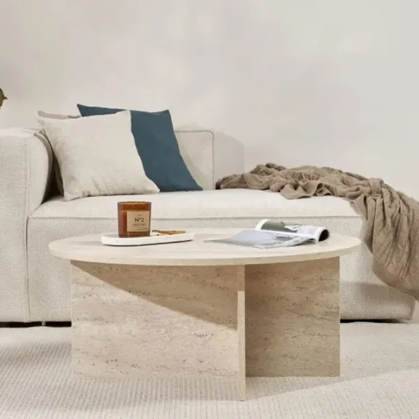 Măsuță de cafea Trendy Soleil GTR008224 Travertine photo 3