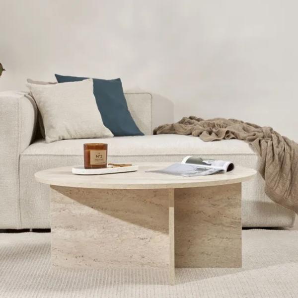 Măsuță de cafea Trendy Soleil GTR008224 Travertine photo 3