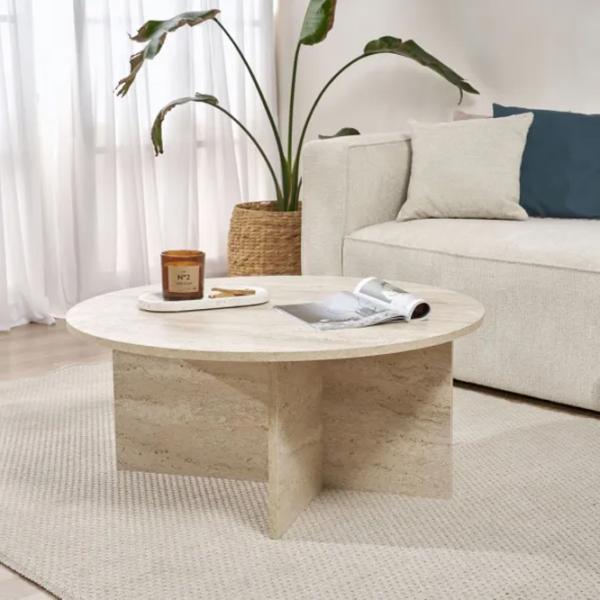Măsuță de cafea Trendy Soleil GTR008224 Travertine photo 4