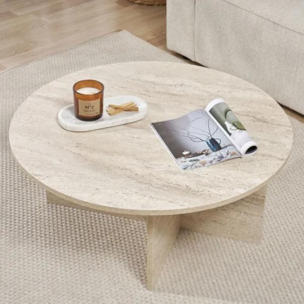Măsuță de cafea Trendy Soleil GTR008224 Travertine photo 5