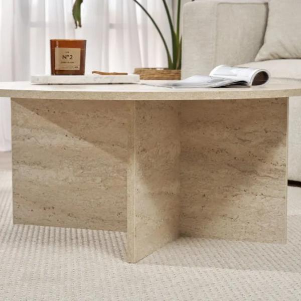 Măsuță de cafea Trendy Soleil GTR008224 Travertine photo 6