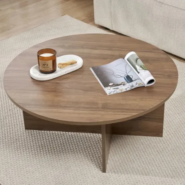 Măsuță de cafea Trendy Soleil GTR008225 Venezia Walnut photo 5