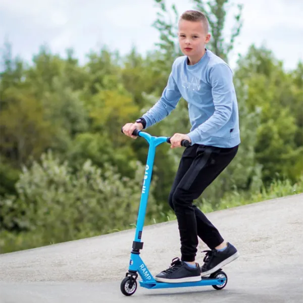 Trotinetă pentru copii cu două roți Micro Ramp (SA0192) 100 kg/ Blue photo 7
