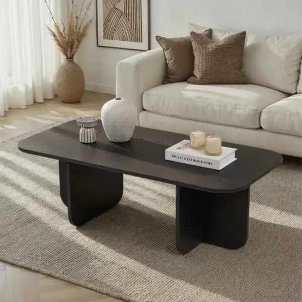 Măsuță de cafea Trendy Akira GTR008221 Wood Black photo 4