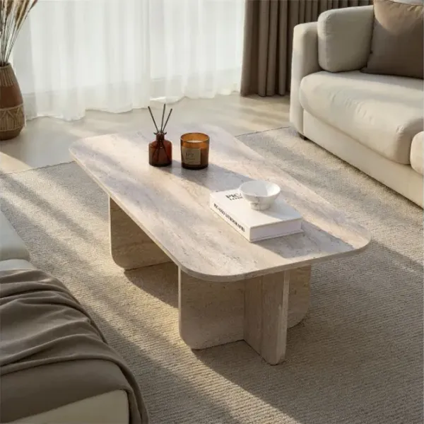Măsuță de cafea Trendy Akira GTR008218 Travertine photo 5