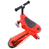 Trotinetă pentru copii cu trei roți Micro Mini2go Deluxe Plus (MMD032) 35 kg/ Red photo 7