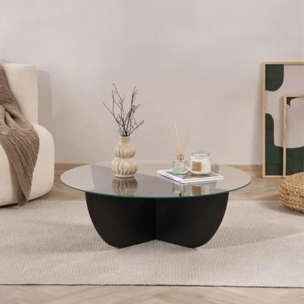 Măsuță de cafea Trendy Liya GTR008192 Wood Black photo 4