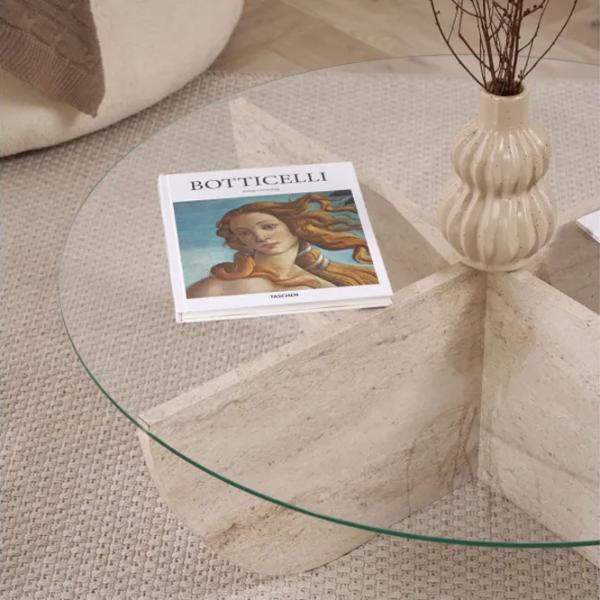 Măsuță de cafea Trendy Liya GTR008189 Travertine photo 6