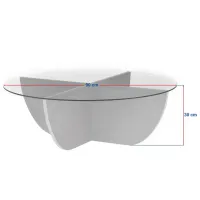Журнальный столик Trendy Liya GTR008189 Travertine photo 8