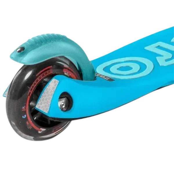Trotinetă pentru copii cu trei roți Micro Mini2go Deluxe Plus (MMD034) 35 kg/ Blue photo 4