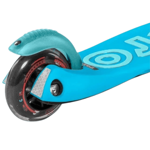 Trotinetă pentru copii cu trei roți Micro Mini2go Deluxe Plus (MMD034) 35 kg/ Blue photo 4