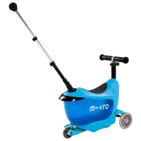 Trotinetă pentru copii cu trei roți Micro Mini2go Deluxe Plus (MMD034) 35 kg/ Blue photo 6