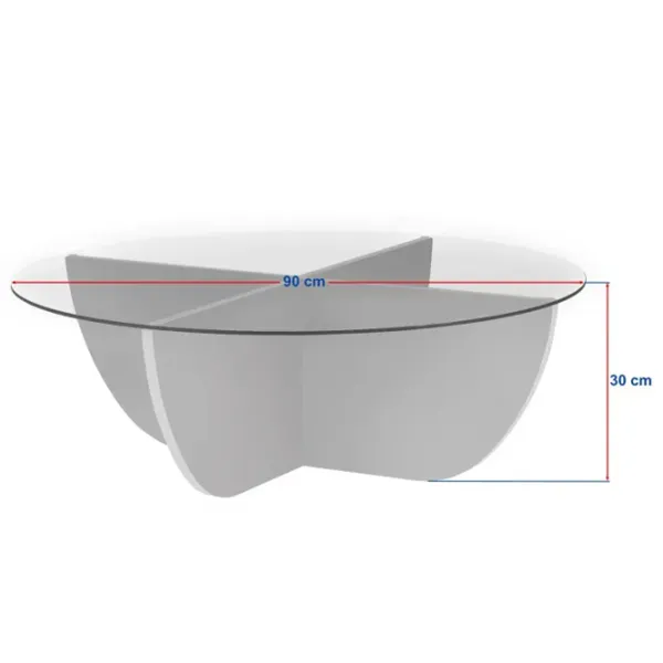 Măsuță de cafea Trendy Liya GTR008191 Venezia Walnut photo 8