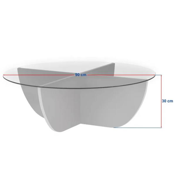 Măsuță de cafea Trendy Liya GTR008191 Venezia Walnut photo 8