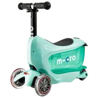 Trotinetă pentru copii cu trei roți Micro Mini2go Deluxe (MMD017) 50 kg/ Mint