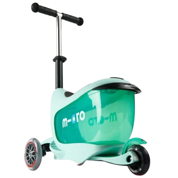 Детский трёхколёсный самокат Micro Mini2go Deluxe (MMD017) 50 кг/ Мятный photo 2