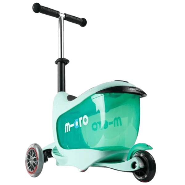 Детский трёхколёсный самокат Micro Mini2go Deluxe (MMD017) 50 кг/ Мятный photo 2