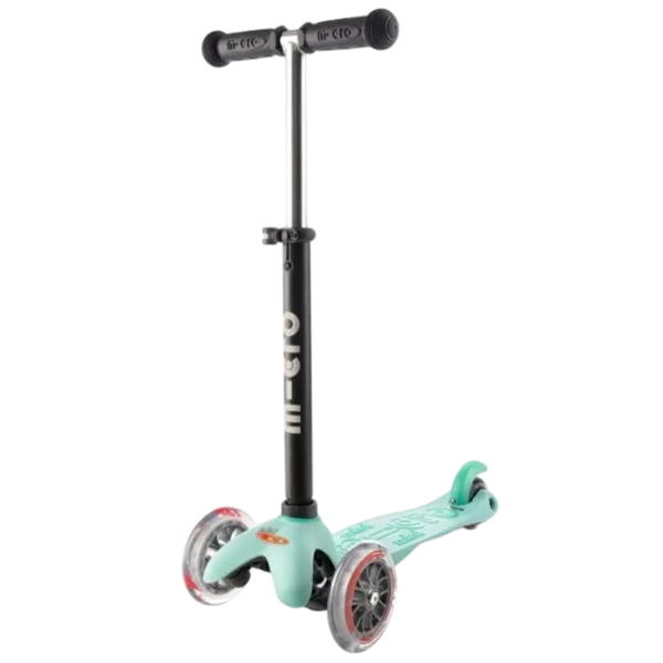 Детский трёхколёсный самокат Micro Mini2go Deluxe (MMD017) 50 кг/ Мятный photo 3