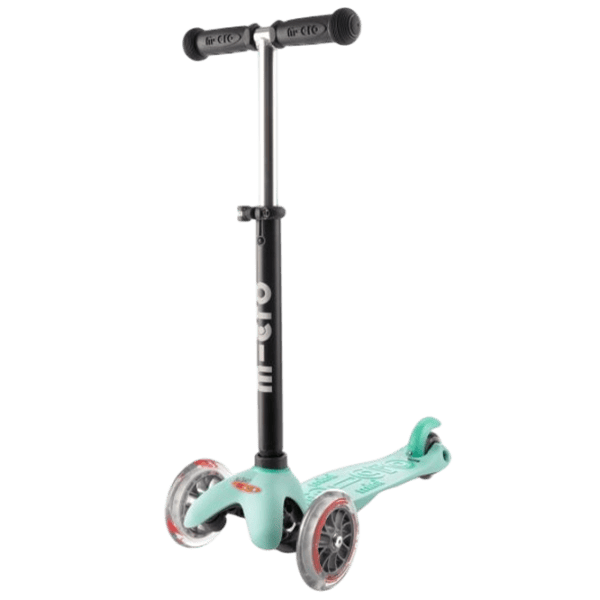 Детский трёхколёсный самокат Micro Mini2go Deluxe (MMD017) 50 кг/ Мятный photo 3
